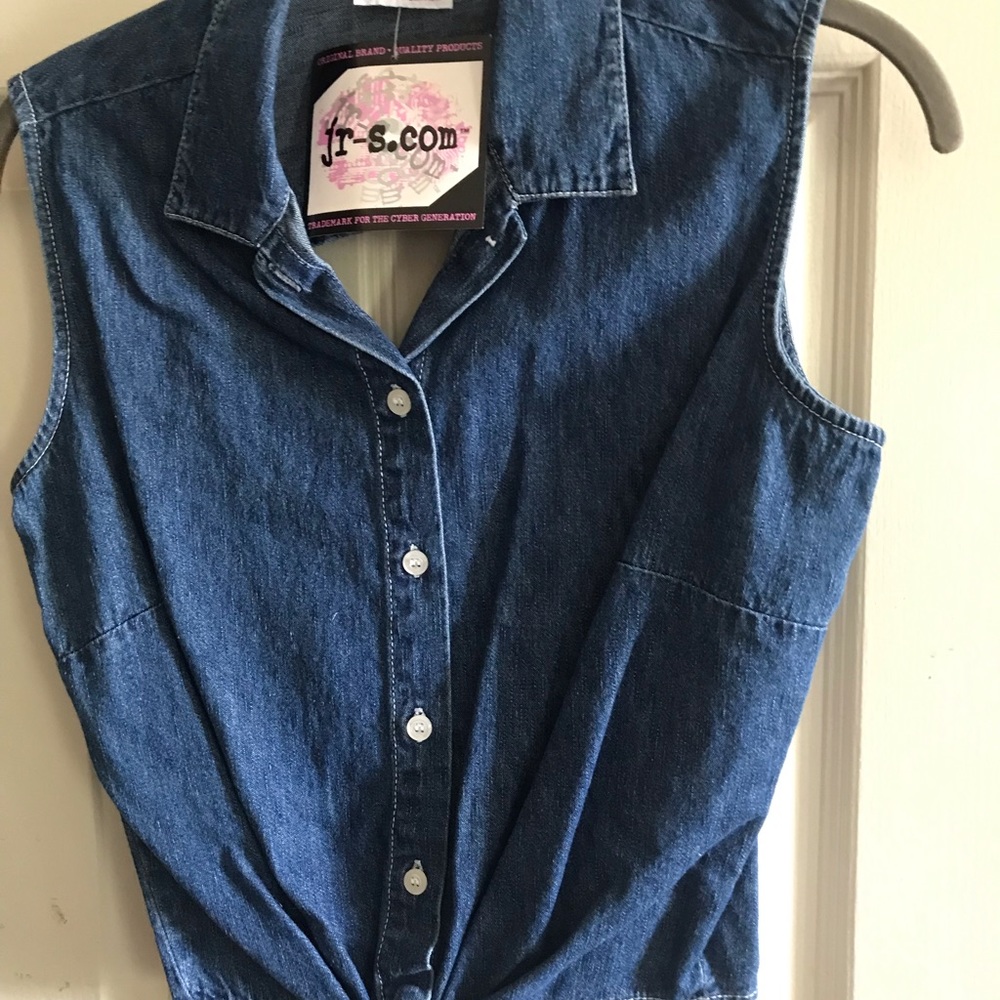 Jr-s.com Midriff Denim Sz Small NWT